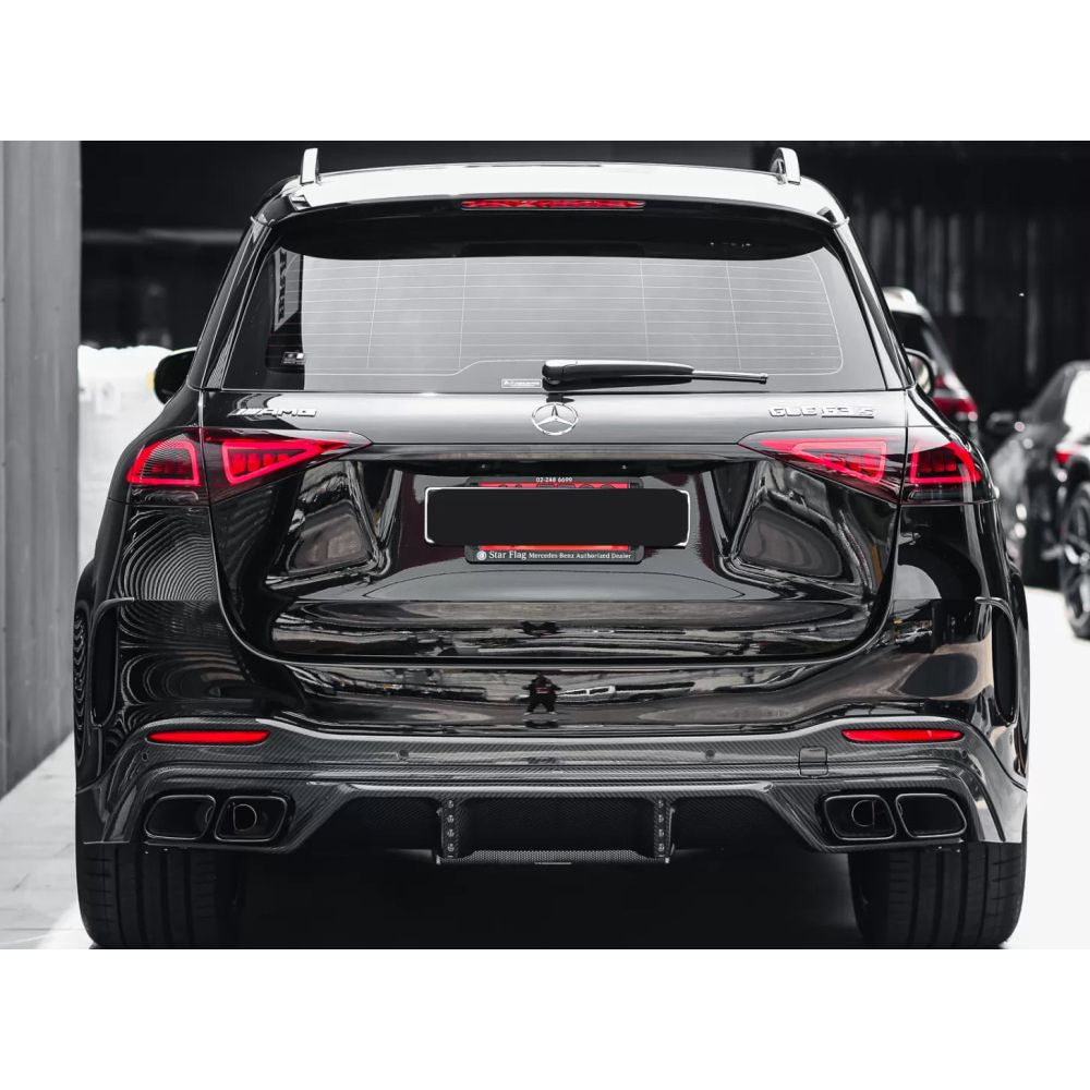2020+ Mercedes-Benz GLE-Class Carbon Fiber Rear Diffuser | W167 SUV - Rear Diffusers
